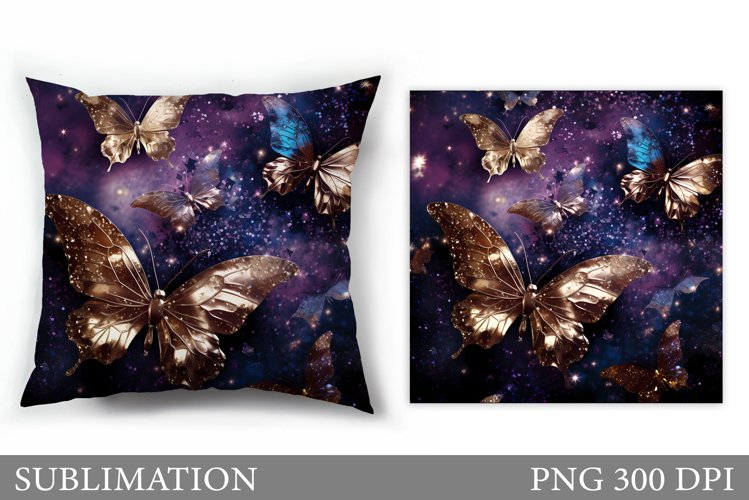 Butterflies Sublimation. Butterfly Pillow Design
