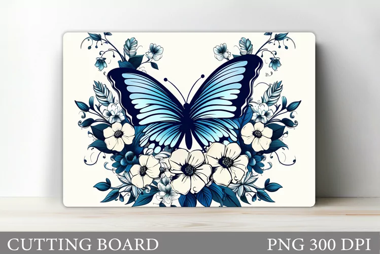 Butterfly Cutting Board. Flower Cutting Board Sublimation