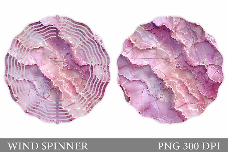 Abstraction Wind Spinner. Colorful Wind Spinner Sublimation
