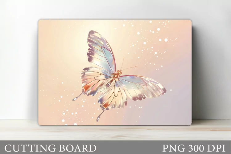 Butterfly Cutting Board Design. Butterfly Sublimation