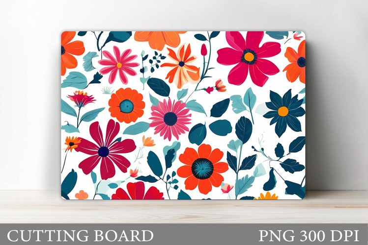 Flowers Cutting Board Design. Flowers Kitchen Cutting Board