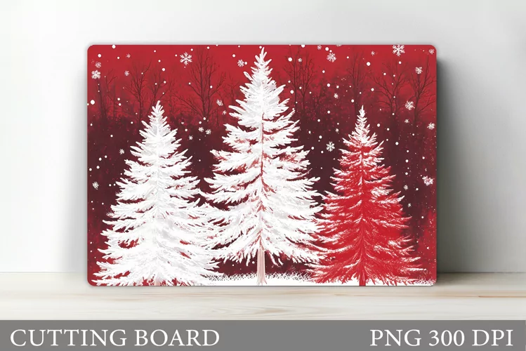 Christmas Tree Cutting Board. Christmas Cutting Board