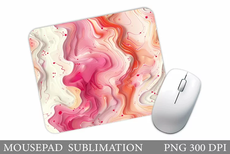 Abstraction Mouse Pad. Abstraction Sublimation