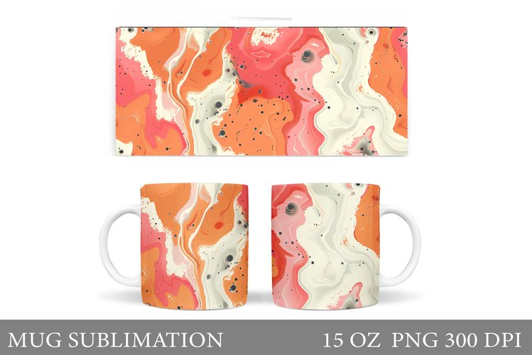Abstraction Mug Design. Abstract Sublimation