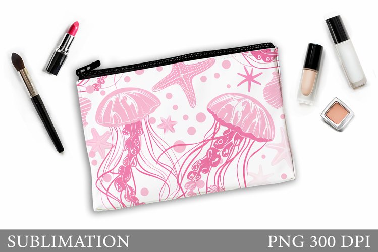 Jellyfish Makeup Bag Design. Jellyfish Makeup Pouch
