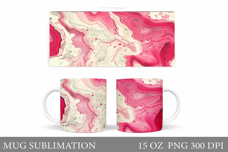 Abstract Mug Sublimation. Abstraction Mug Design