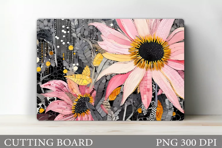 Flowers Cutting Board Design. Flowers Kitchen Cutting Board