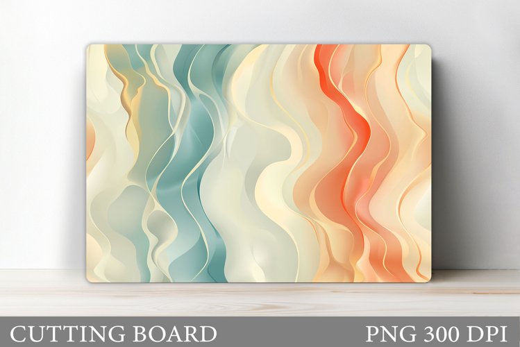 Abstract Cutting Board. Texture Cutting Board Design example image 1