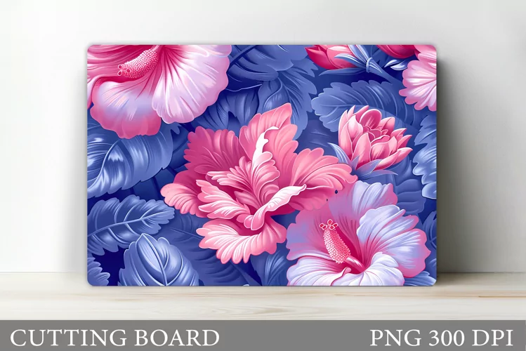 Flowers Cutting Board Design. Flowers Kitchen Cutting Board