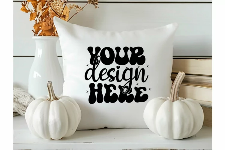 Square Pillow Mockup,Square Pillow JPG