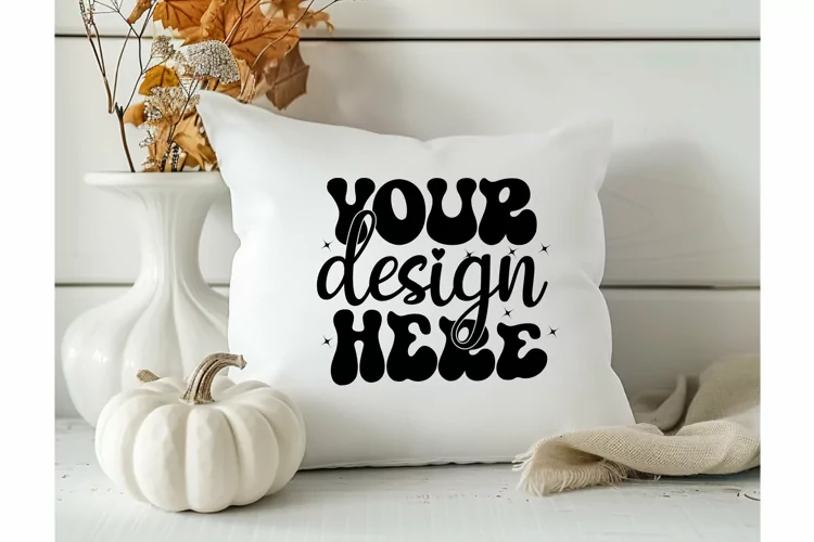 Square Pillow Mockup,Square Pillow JPG