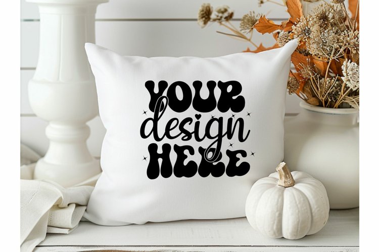 Square Pillow Mockup,Square Pillow JPG example image 1