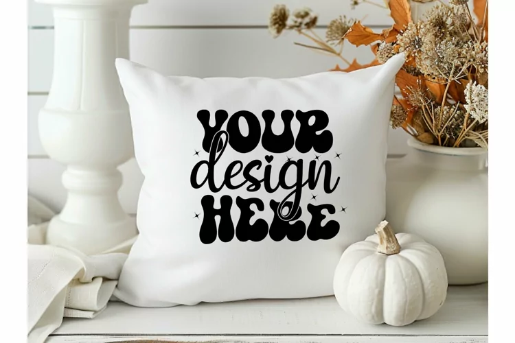 Square Pillow Mockup,Square Pillow JPG
