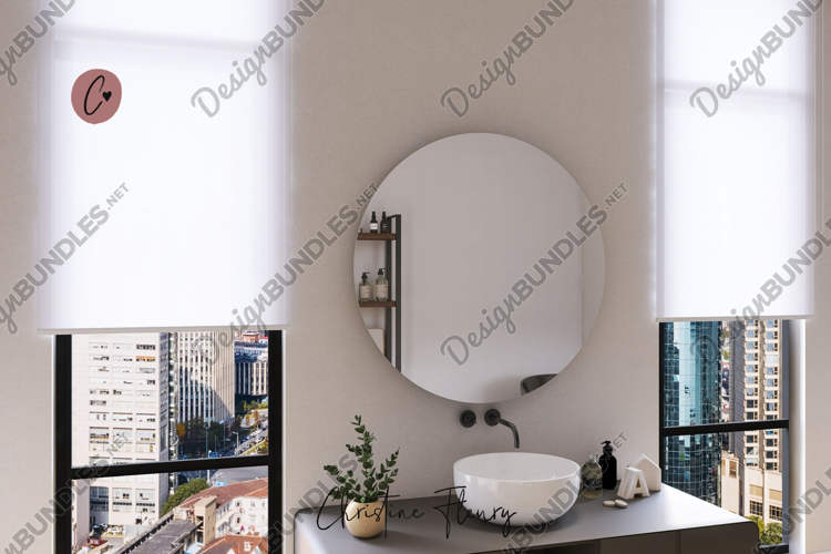 Modern Boho Interior Stock Photo