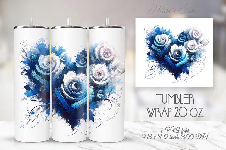 20 Oz Sublimation Tumbler Wrap Image 13