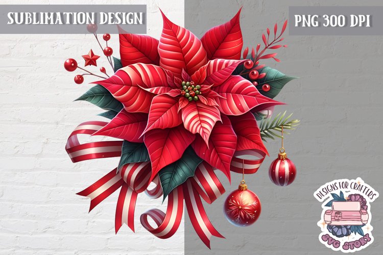 Christmas Floral Svg Image 8