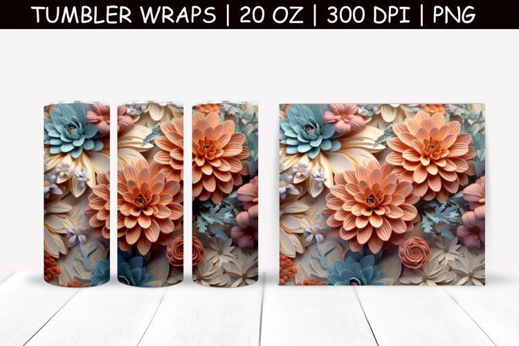 20 Oz Sublimation Tumbler Wrap Image 16