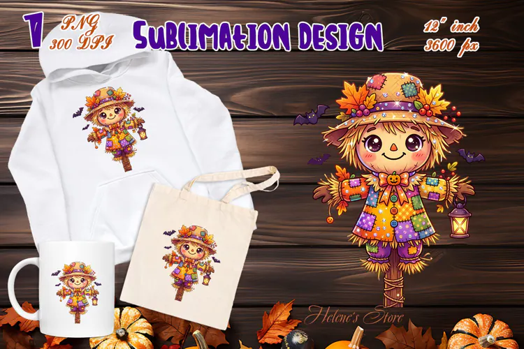 Cute Halloween clipart | Kawaii shirt sublimation designs