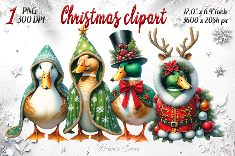 Christmas cute duck clipart png|Funny t shirt design