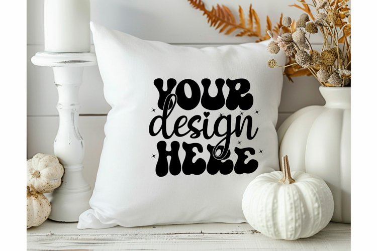 Square Pillow Mockup,Square Pillow JPG example image 1