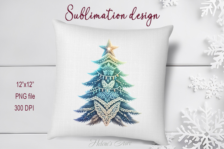 Christmas tree clipart | Winter forest t shirt design png