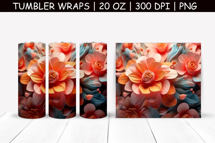 20 Oz Sublimation Tumbler Wrap Image 10