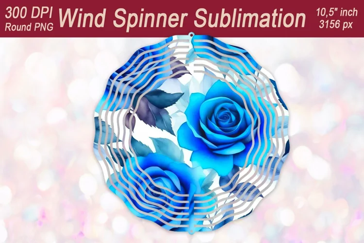 Flower Windspinner designs | Wind spinner sublimation design