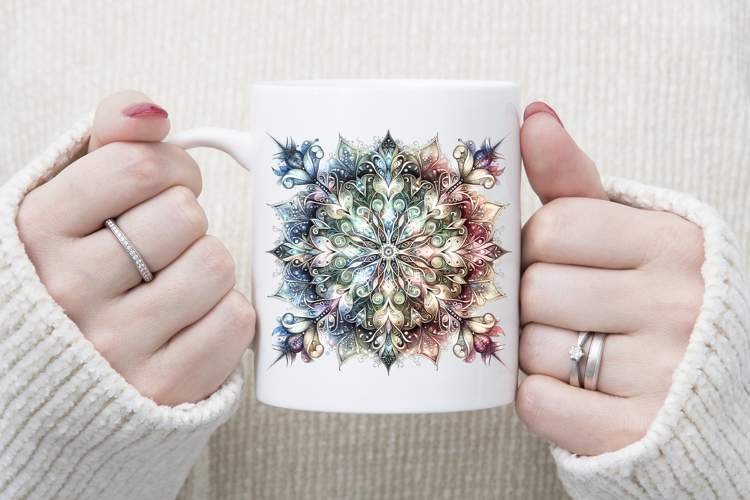 Christmas snowflakes clipart|Cute Winter flower shirt design