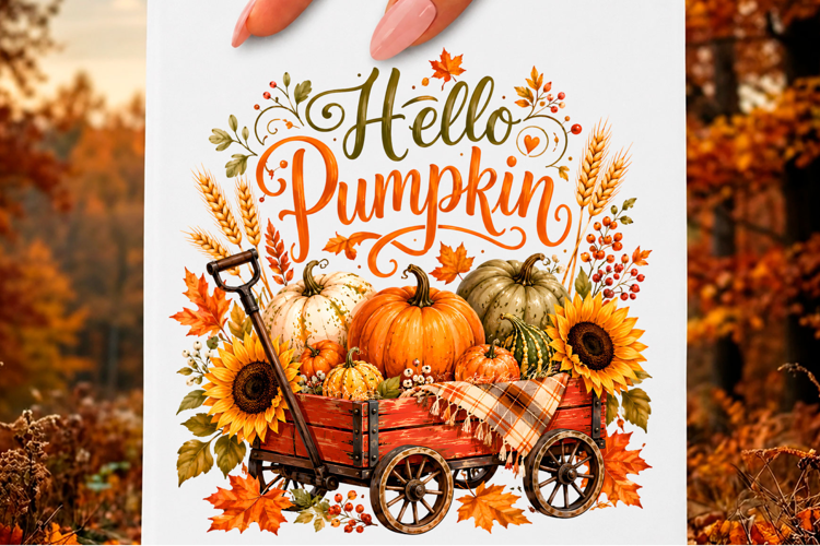 Trending Fall Sublimation PNG design Autumn Tshirt