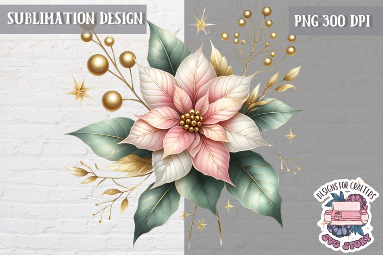 Christmas Floral Svg Image 6