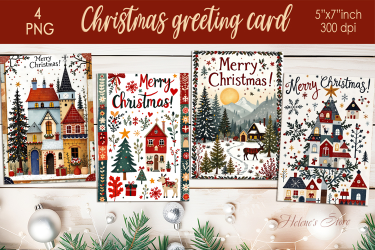 Christmas Card Templates Image 2