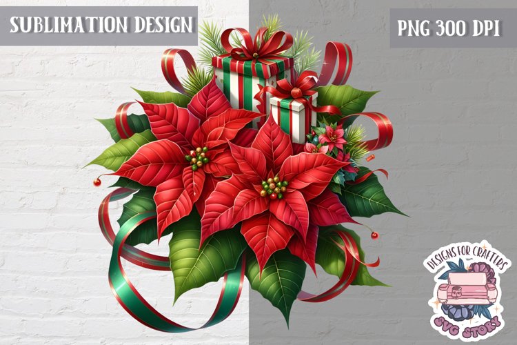 Christmas Floral Svg Image 5
