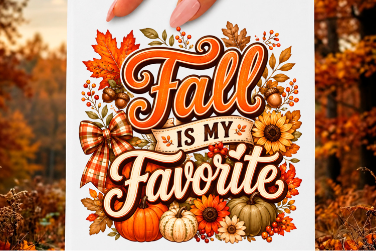 Trending Fall Sublimation PNG design Autumn Tshirt