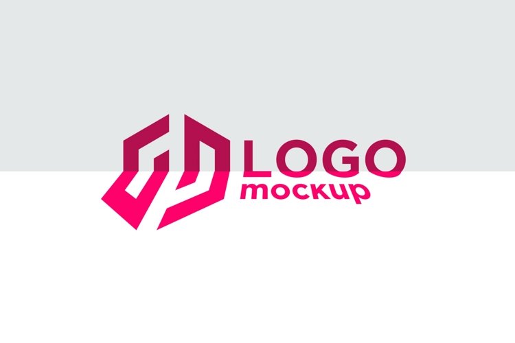 Tiled Logo Mockup Template