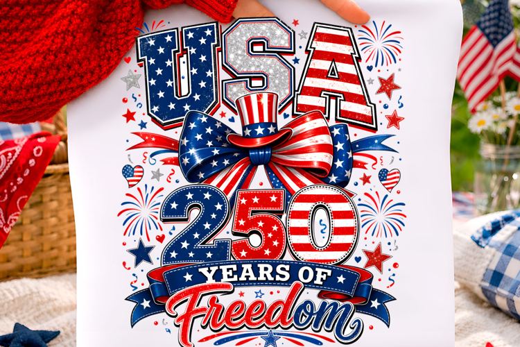 USA 250 Years of Freedom PNG