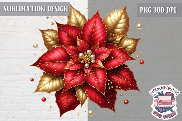 Christmas Floral Svg Image 2