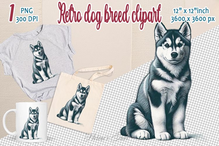 Husky Drawing Image 10