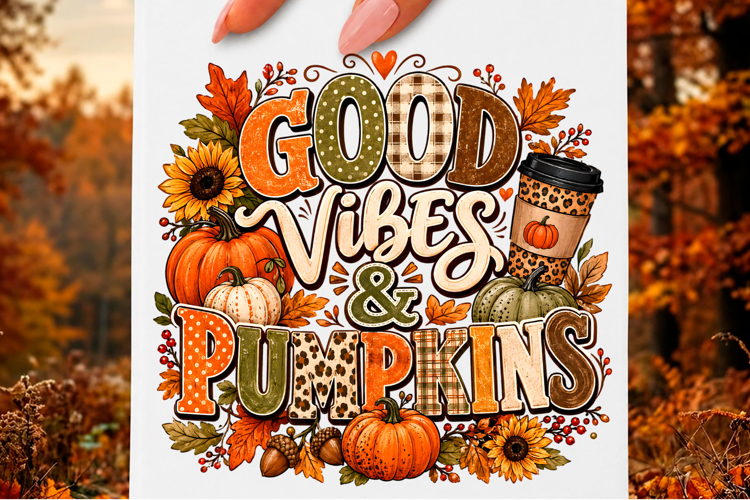 Trending Fall Sublimation PNG design Autumn Tshirt