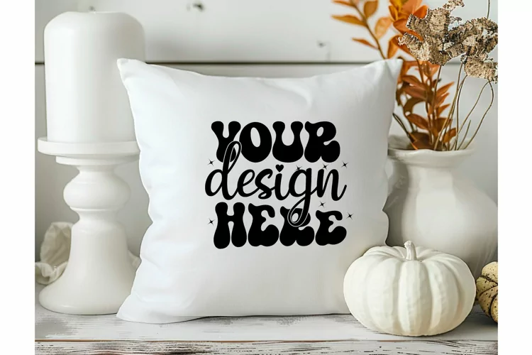 Square Pillow Mockup,Square Pillow JPG