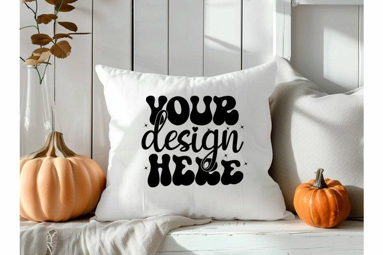 Square Pillow Mockup,Square Pillow JPG example image 1
