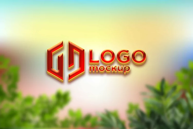 fruity Logo Mockup Template