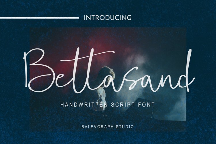 Bettasand Handwritten Script Font example image 1