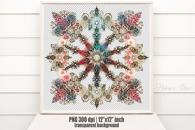 Christmas snowflakes clipart|Cute Winter flower shirt design