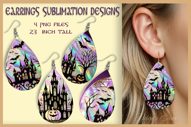 Sublimation Earring Designs Image 14