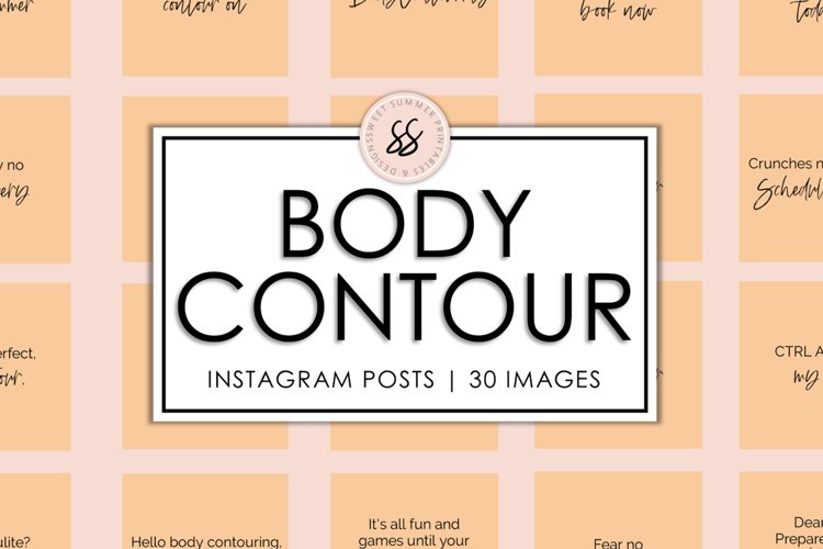 Body Contouring Peach Instagram Posts example image 1