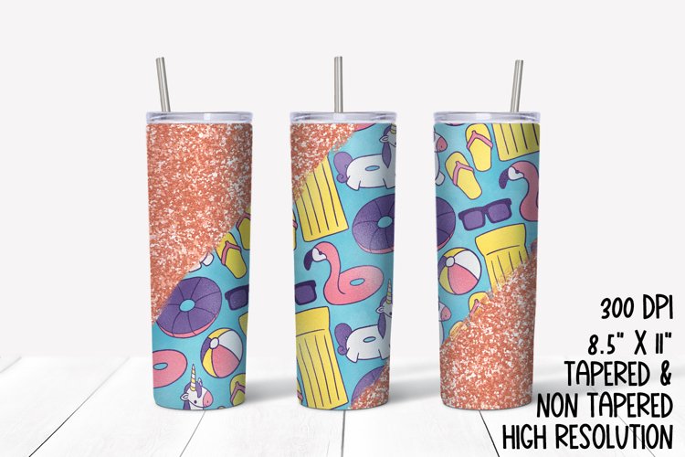 Summer Sublimation Tumbler example image 1