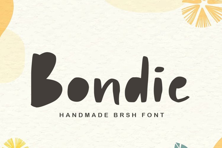 Bondie Playful Font example image 1