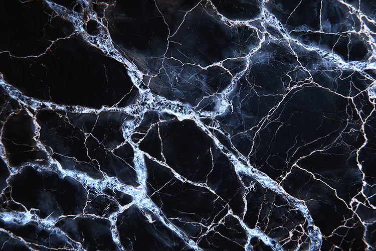 Black Marble Texture with White Veins