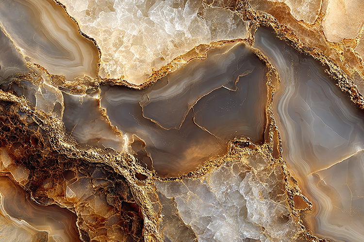 Golden Agate Marble Texture Luxury Stone