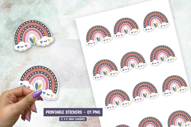 Rainbow Sticker png